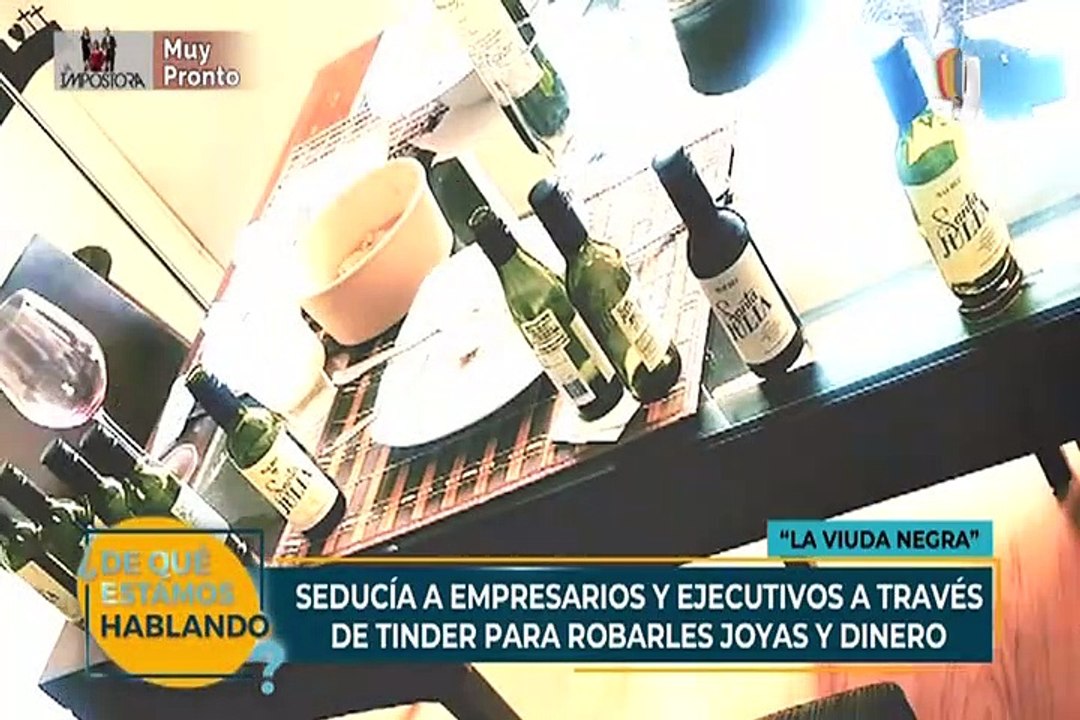 Cae la 'viuda negra': mujer captaba a hombres por Tinder para robarles sus objetos de valor