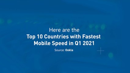 Top 10 Countries with Fastest Mobile Speed in Q1 2021