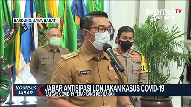 Antisipasi Lonjakan Kasus Covid-19, Jabar Terapkan 2 Kebijakan