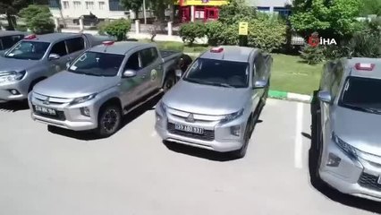 Kırklareli'nde ormandaki kaçak yapılar done ile tespit edildi