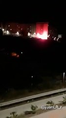 Incendio en el Colegio Juan Morejón de Ceuta provocado por los ilegales que han entrado a España