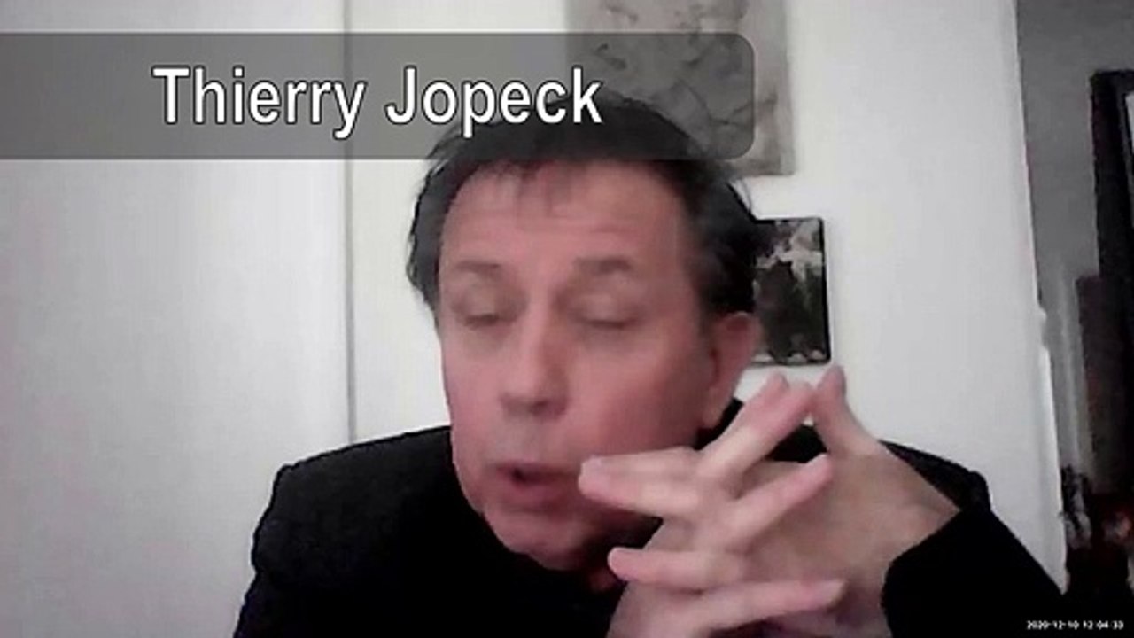 Thierry Jopeck intervenant à la rencontre du Collectif Agape, 10/12/2020