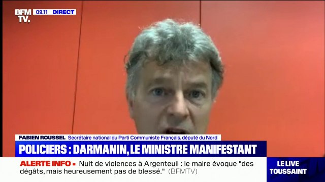 J'y serai : Fabien Roussel assistera au rassemblement des policiers ce mercredi