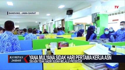 Hari Pertama, 350 ASN Pemkot Bandung Belum Bekerja