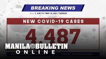 DOH reports 4,487 new cases, bringing the national total to 1,154,388, as of MAY 18, 2021