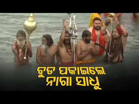 Sadhus Of Juna Akhara Take Second 'Shahi Snan' At Har Ki Pauri Ghat In Haridwar, Uttarakhand