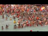 Sadhus Participate In Second 'Shahi Snan' Of Maha Kumbh At Har Ki Pauri Ghat In Haridwar,Uttarakhand