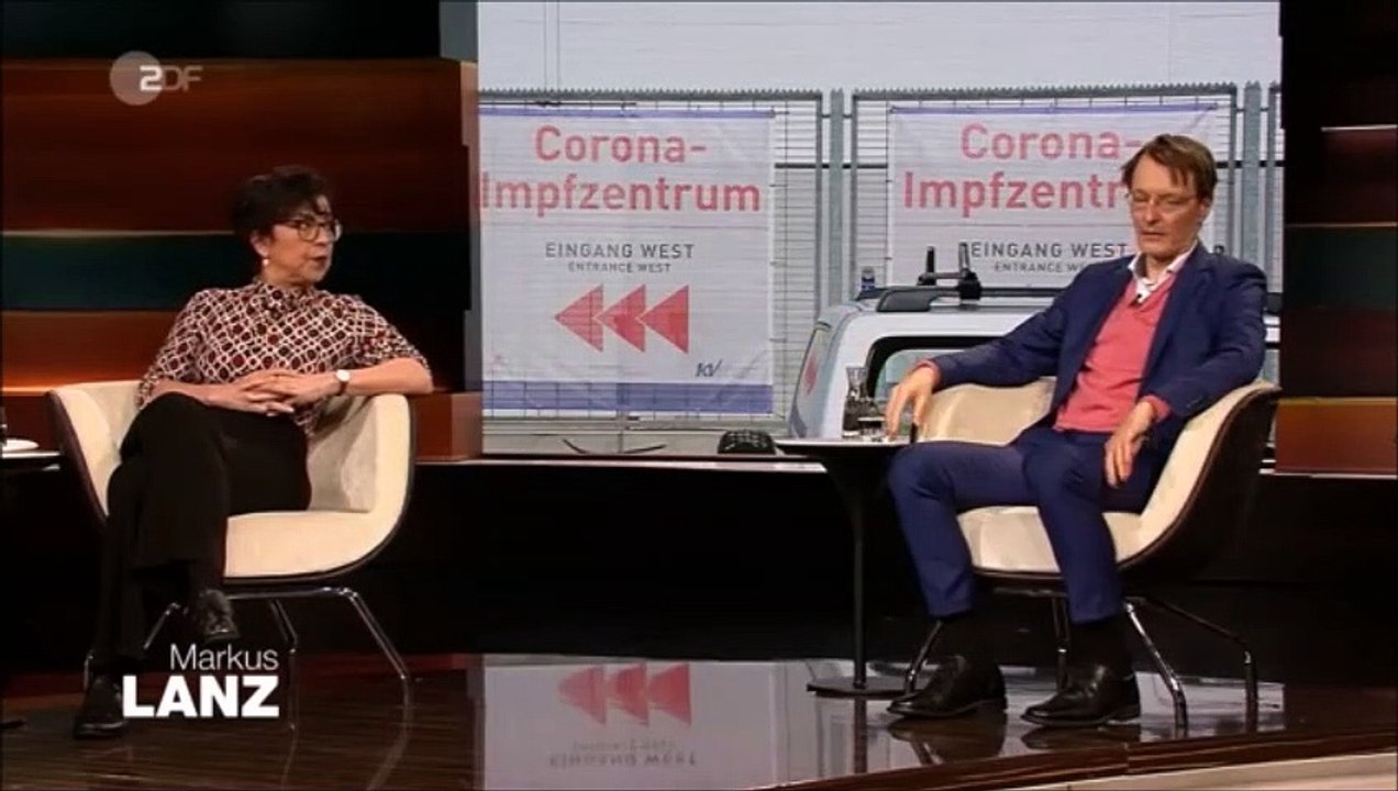 Panik-Kalle bei Lanz, 12.05.2021, Talk-Show-König Karl #Lauterbach on Tour