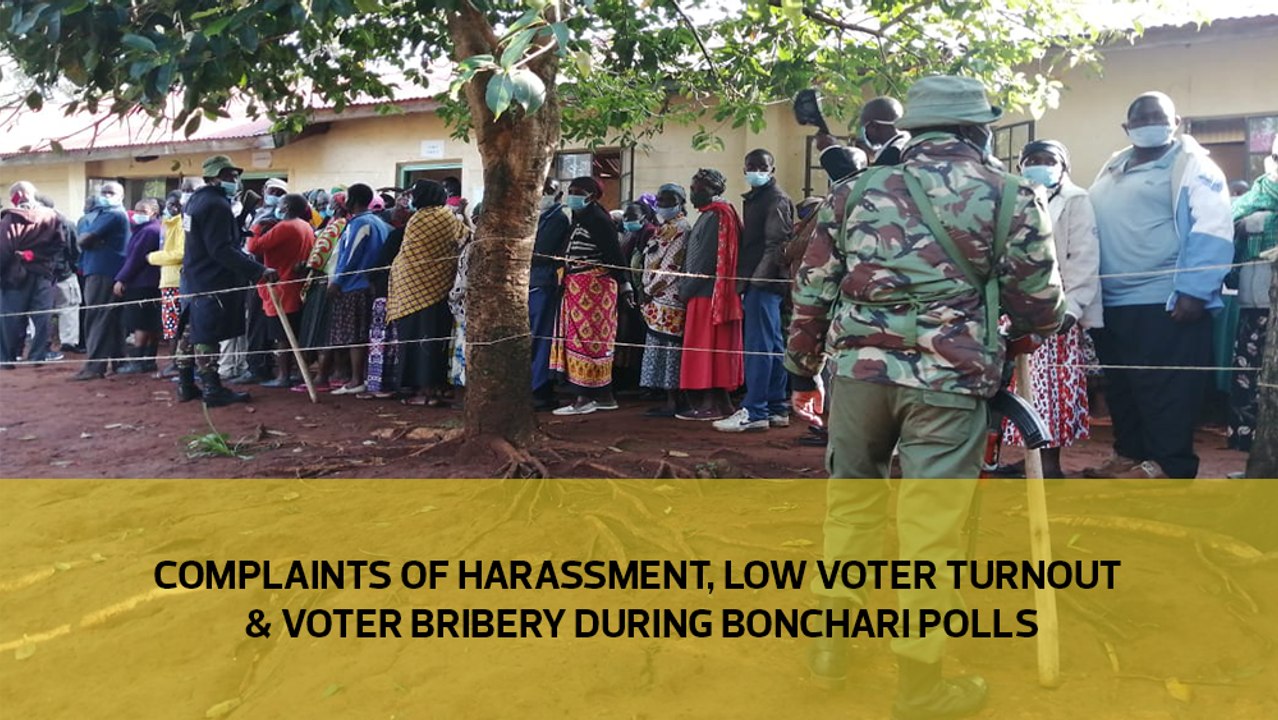 Complaints of harassment, low voter turnout and voter bribery during Bonchari polls
