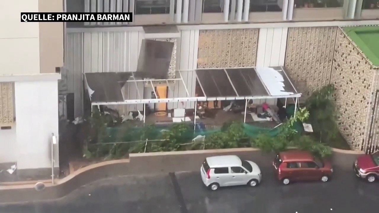 Tod und Zerstörung durch Zyklon 'Tauktae' im Westen Indiens