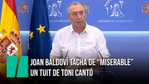 Joan Baldoví tacha de “miserable” a un tuit de Toni Cantó