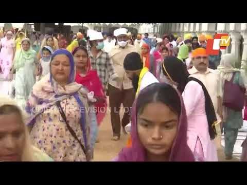 Devotees Visit Sri Harmandir Sahib (Golden Temple) In Amritsar On Baisakhi