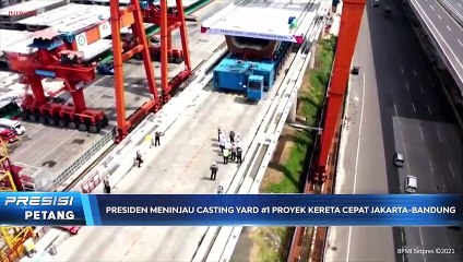 Presiden Tinjau Pembangunan Kereta Cepat Jakarta-Bandung