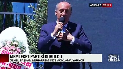Son dakika... Muharrem İnce parti logosunun hikayesini anlattı