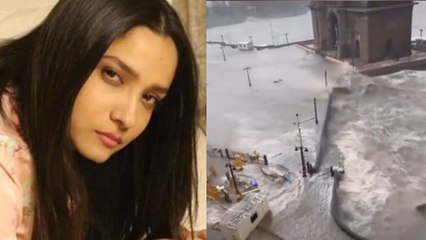 Ankita Lokhande  का Tauktae cyclone ने किया हालत खराब ; Watch video | FilmiBeat