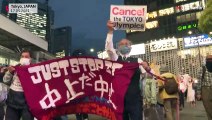 شاهد: يابانيون يتظاهرون ضد إقامة أولمبياد طوكيو هذا الصيف