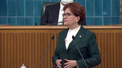 TBMM - Akşener: 'Milli gelir düştü'