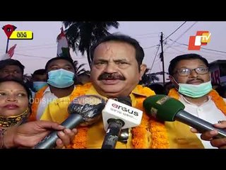 Congress' Tara Prasad Bahinipati Campaigns In Pipili