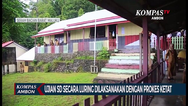 Ujian SD Secara Luring Dilaksanakan Dengan Prokes Ketat