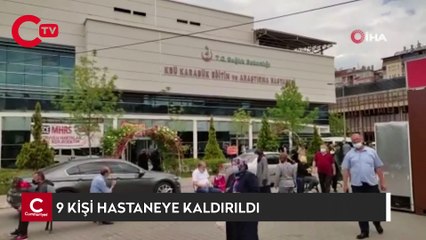 Tavuk dönerden zehirlenen 9 kişi hastaneye başvurdu