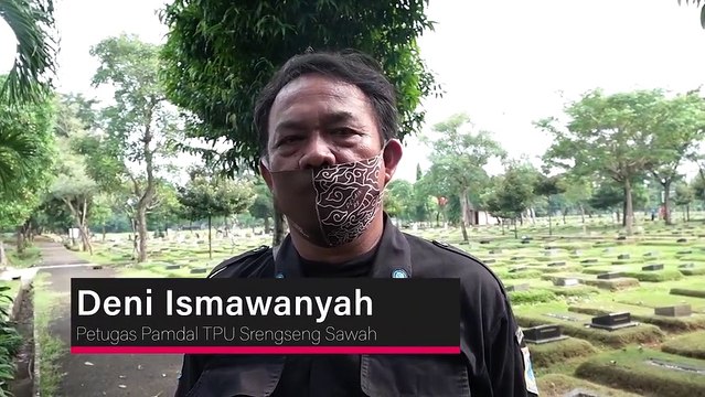 Kembali Buka, TPU Srengseng Sawah Terapkan Prokes Ketat