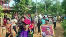 تظاهرات مناهضة للانقلاب في جنوب بورما