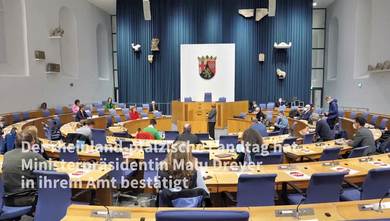 Mainzer Ministerpräsidentin Dreyer im Amt bestätigt