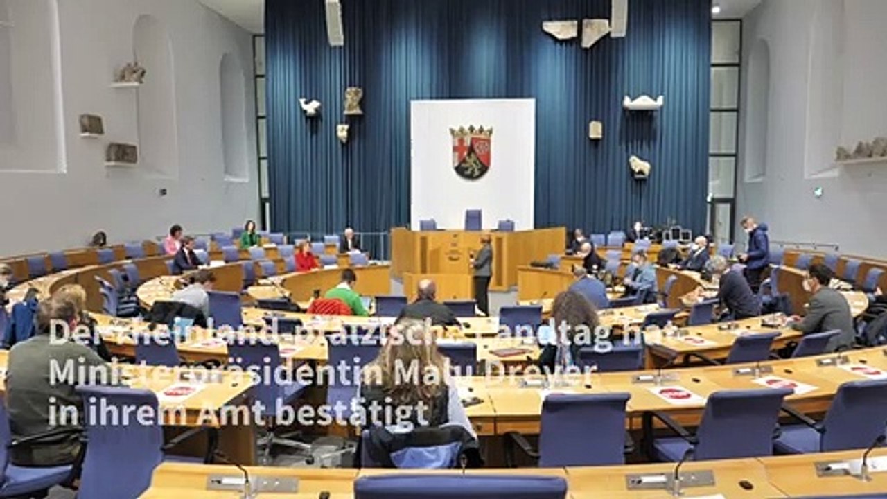 Mainzer Ministerpräsidentin Dreyer im Amt bestätigt