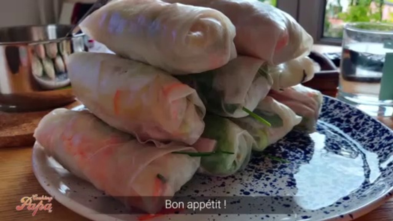 La recette des rouleaux de printemps