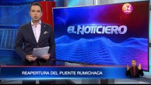 Reapertura de frontera con Colombia en puente Rumichaca