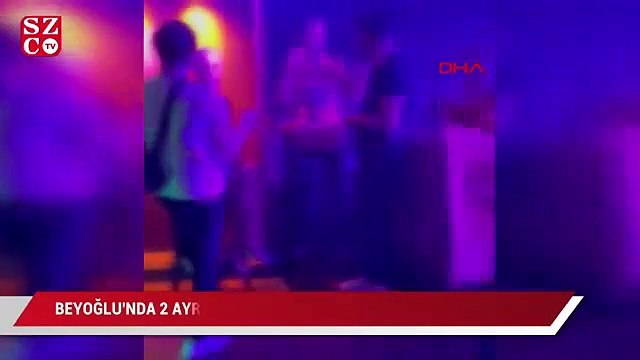 Beyoğlu’nda 2 ayrı eğlence mekanına baskın
