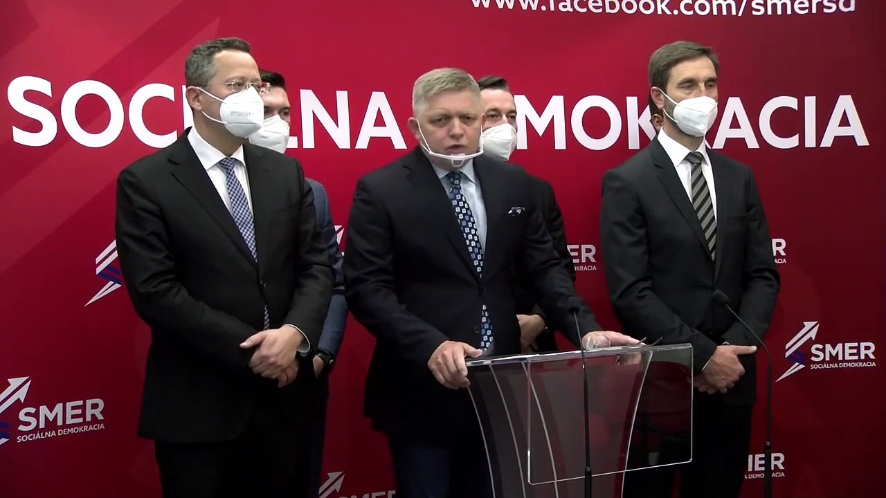 ZÁZNAM: TK strany SMER-SD