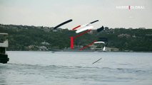 Rus savaş gemisi 'Türk bayrağı' dalgalandırarak İstanbul Boğazı'ndan böyle geçti