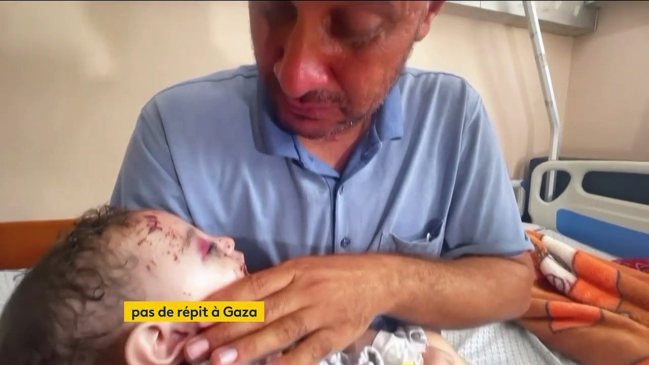 "Je n'ai plus que toi" : à Gaza, un père et son bébé seuls rescapés d'une famille décimée par une frappe israélienne