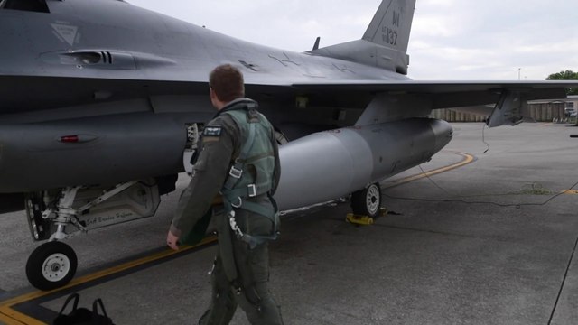 US Military News • US Air Force 55th Fighter Squadron - F-16 Falcons - Exercise Astral Knight