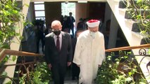 ANKARA - Diyanet İşleri Başkanı Erbaş, Filistin'in Ankara Büyükelçisi Mustafa’yı ziyaret etti (2)
