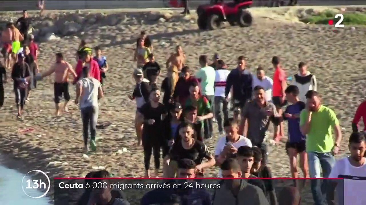 Migrants en mer, barrière contournée et chars sur la plage : quelle est la situation dans l'enclave espagnole de Ceuta ?
