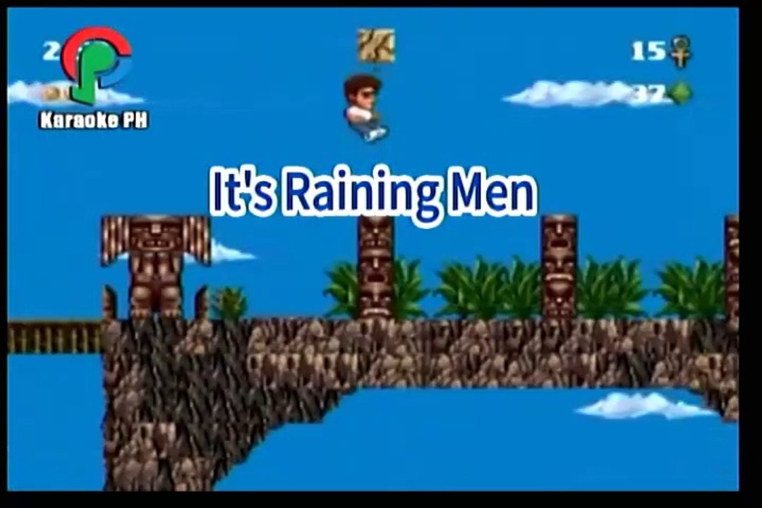 Geri Halliwell It's Raining Men Karaoke