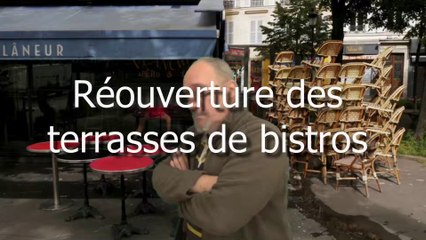 Réouverture des terrasses de bistros