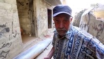 Terorist Israil rejimine ait bir F16 savaş uçağı tarafından ateşlenen ama patlamayan  bir roketin kalıntıları