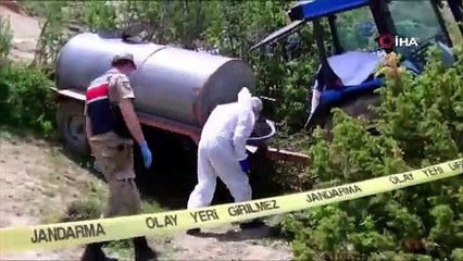 Yaşlı adam traktör kabininde ölü olarak bulundu