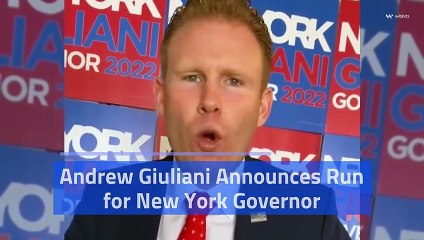 Andrew Giuliani Announces Run for New York Governor