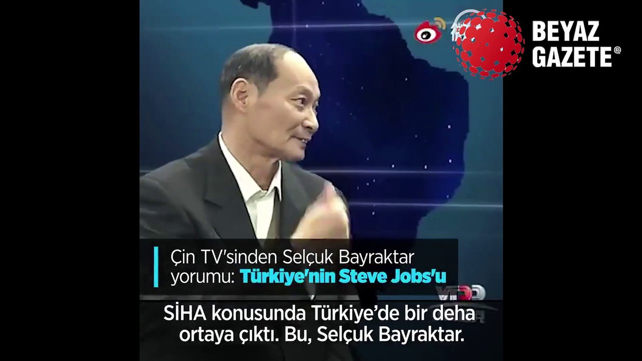 Çin TV'sinde Selçuk Bayraktar'a övgü dolu sözler!