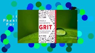 Grit: The Power of Passion and Perseverance  For Kindle