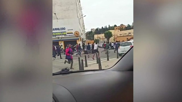 Las imágenes del centro de Ceuta tras la llegada de miles de inmigrantes marroquíes