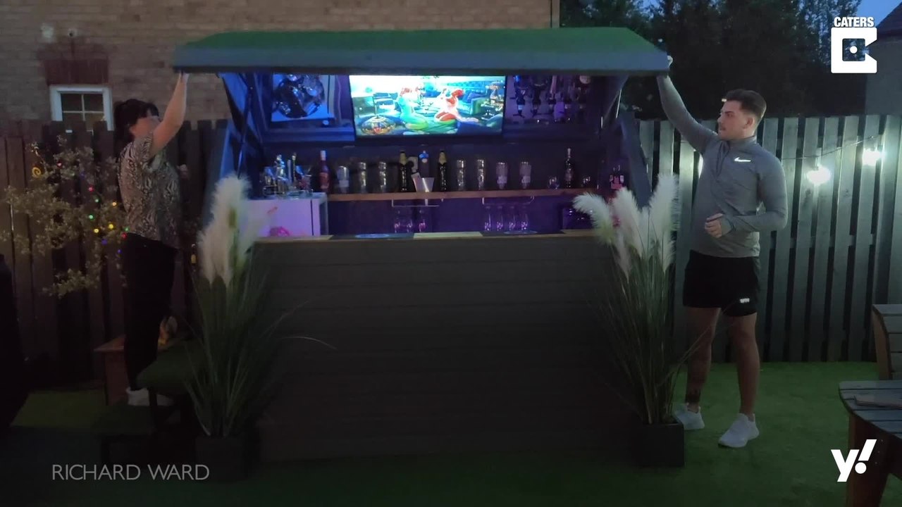 Tolle Idee für den heimischen Garten: Dieses Gartenhaus ist eine geheime Cocktailbar