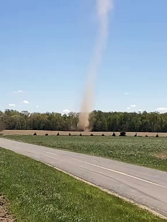 Dust Devil in Farmer's Field