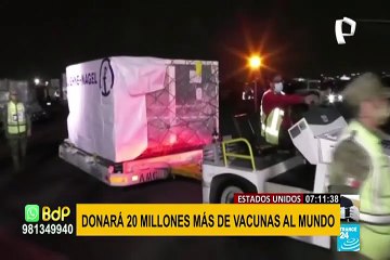 Download Video: Estados Unidos donará 20 millones de vacunas a países más golpeados por pandemia