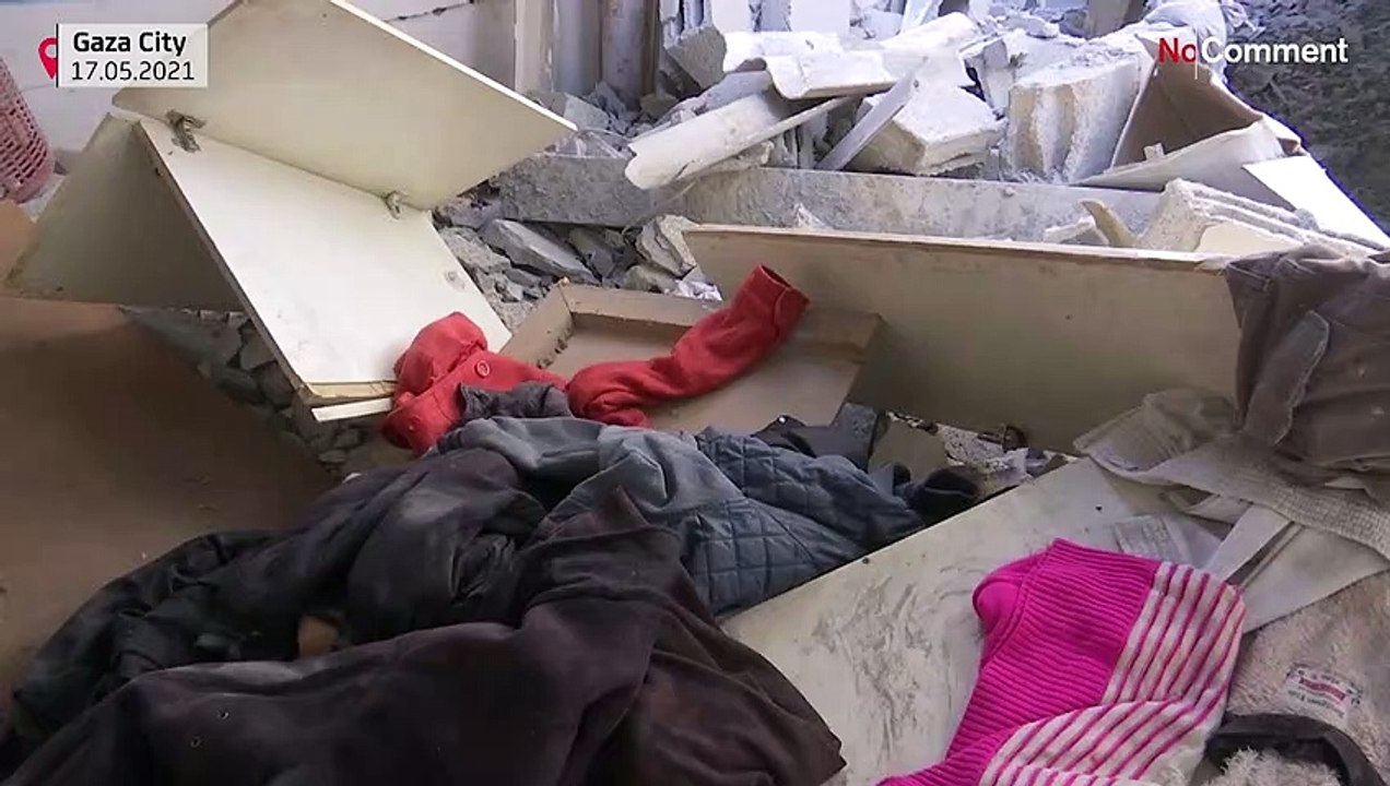 Viel Zerstörung durch heftige israelische Luftangriffe