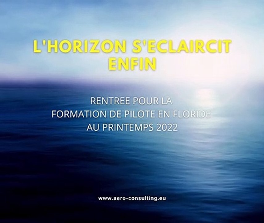 Formation Pilote de ligne L'horizon s'éclaircit enfin Rentrée 2022